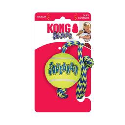 Kong AirDog Squeakair Ball Den Fede Kong Bold Med Tov Gul