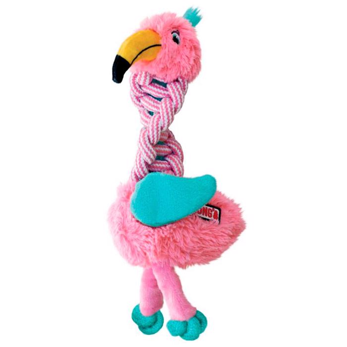 KONG Knots Twists Bamse Til Hunden Flamingo