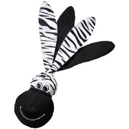 KONG Wubba Floppy Ears Zebra Interaktivt legetøj
