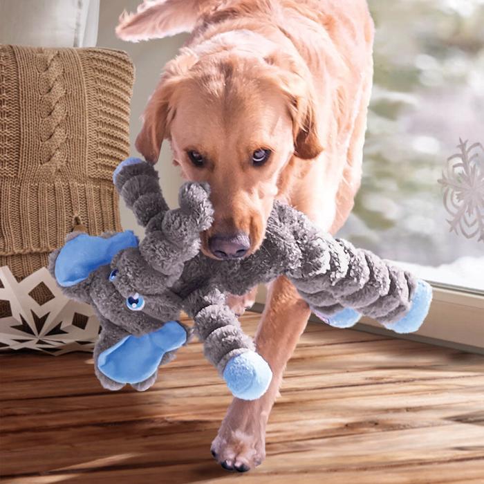 Kong Shakers Crumples Elephant Kramme Slaske Elefanten Rolfi XL