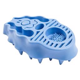 Kong Zoom Groom Dog Brush Blå Massage Gummibørste Til Løse Hår