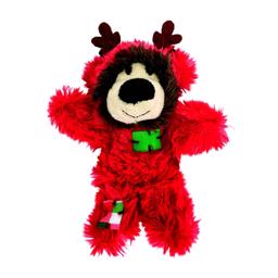 KONG Holiday Softies Pajama Bear Red Legetøj Til Katten