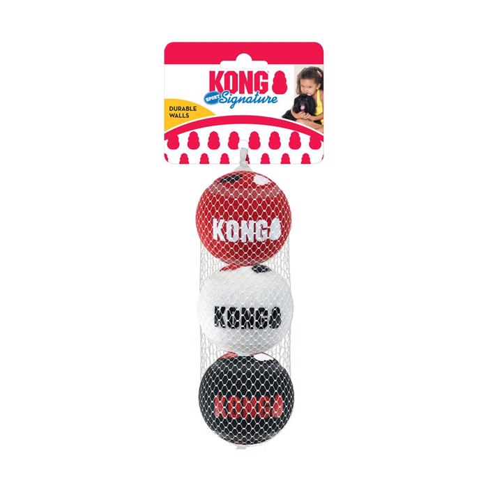 Kong Signature Sports Ball 3Pack Str. MEDIUM