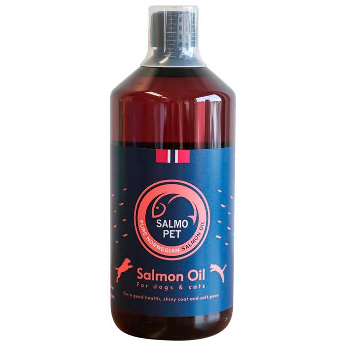 SalmoPet Pure Norwegian Lakseolie Til Hund & Kat Prima Kvalitet 1liter