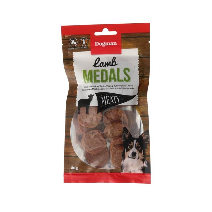 Dogman Lamb Medals Kødrige Naturlige Snack 80gram