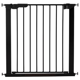 DogSpace Lassie Metal Hundelåge Tryk Monteret 73 cm SORT
