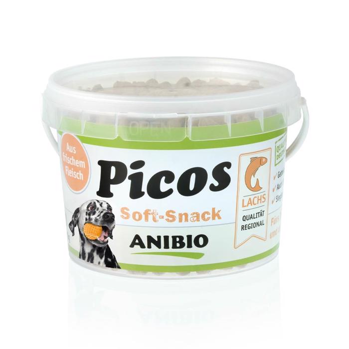 Anibio PICOS Soft Snack Godbidder Af Frisk Kød 300gram LAKS