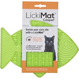 LickiMat CAT CASPER Silikone Aktivitets Slikkemåtte Grøn