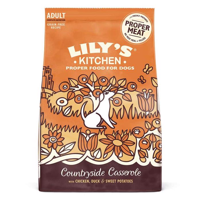 Lily\'s Kitchen Kornfrit Voksen Foder med Kylling, And & Sødekartofler