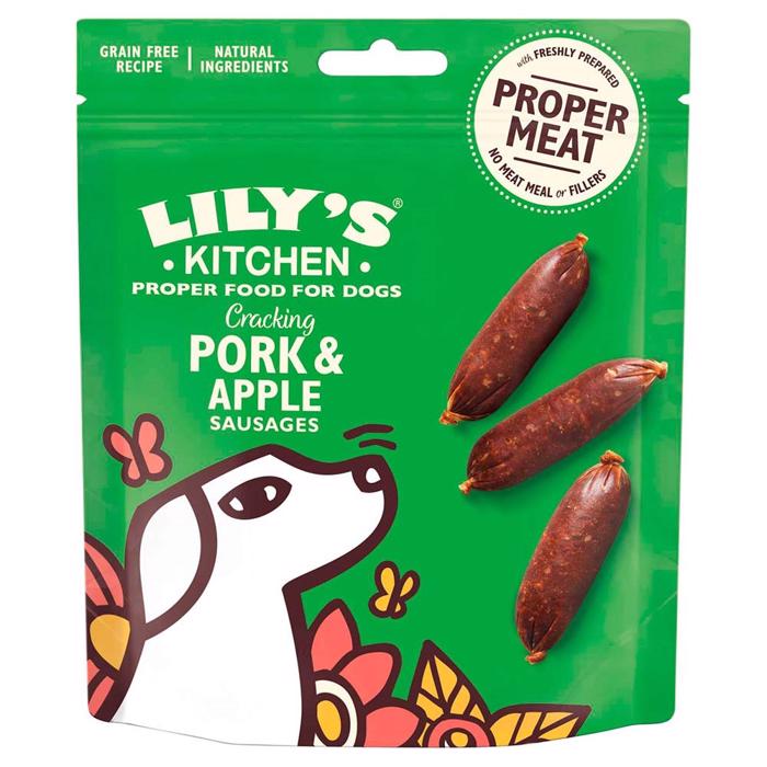 Lily\'s Kitchen Cracking Pork & Apple Sausages