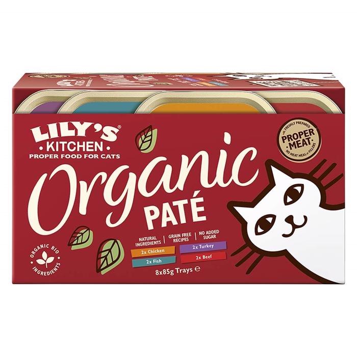 Lily\'s Kitchen Organic Paté Til Katten Multipack 8 x 85g