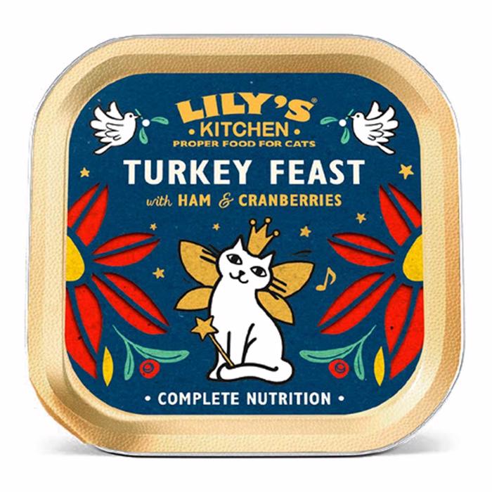 Lily\'s Kitchen Turkey Feast Foder Til Katten 85g Glædelig Jul