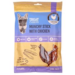 TreatEaters Munchy Stick With Chicken 6 stk 200g - DATOVARER