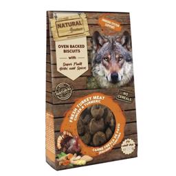 Natural Greatness Ovnbagte Kiks Kalkun Immune System Support 100g - DATOVARER