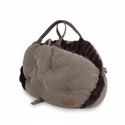 Nordic Paws Bæretaske Til Hunden Design Mara Mocca Brun