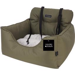 Nordic Paws Cozy DeLuxe Designer Bilsæde & Seng Army
