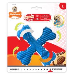 Nylabone Extreme Dura Chew X-Bone med Oksesmag L