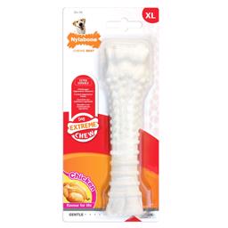 Nylabone Extreme Chew Textured Bone i HVID med Kyllingesmag XL