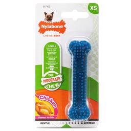 Nylabone Moderate Dental Chew Bone Tyggelegetøj Med Kyllingesmag