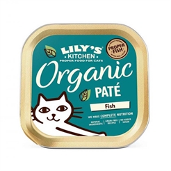 Lily's Kitchen Organic Økologisk Paté Til Katten Fisk 85g