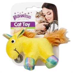 Pawise Meow Meow Kattelegetøj Enhjørning Gul