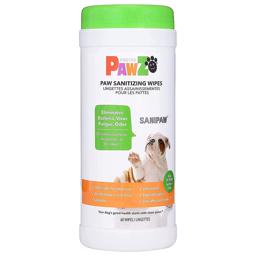 PawZ Sanipaw Paw Sanitizing Wipes 60 Wipes