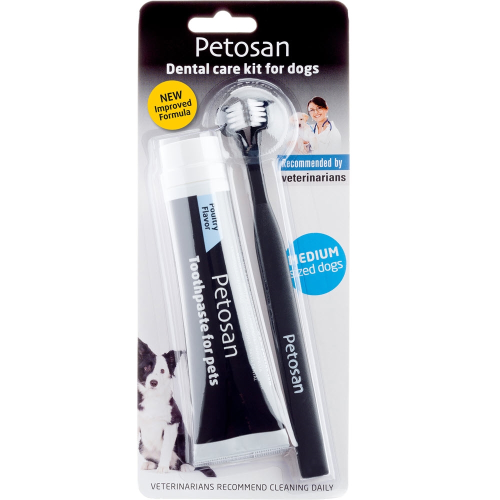 Petosan Hunde Tandbørste Model Nordic Kit MEDIUM