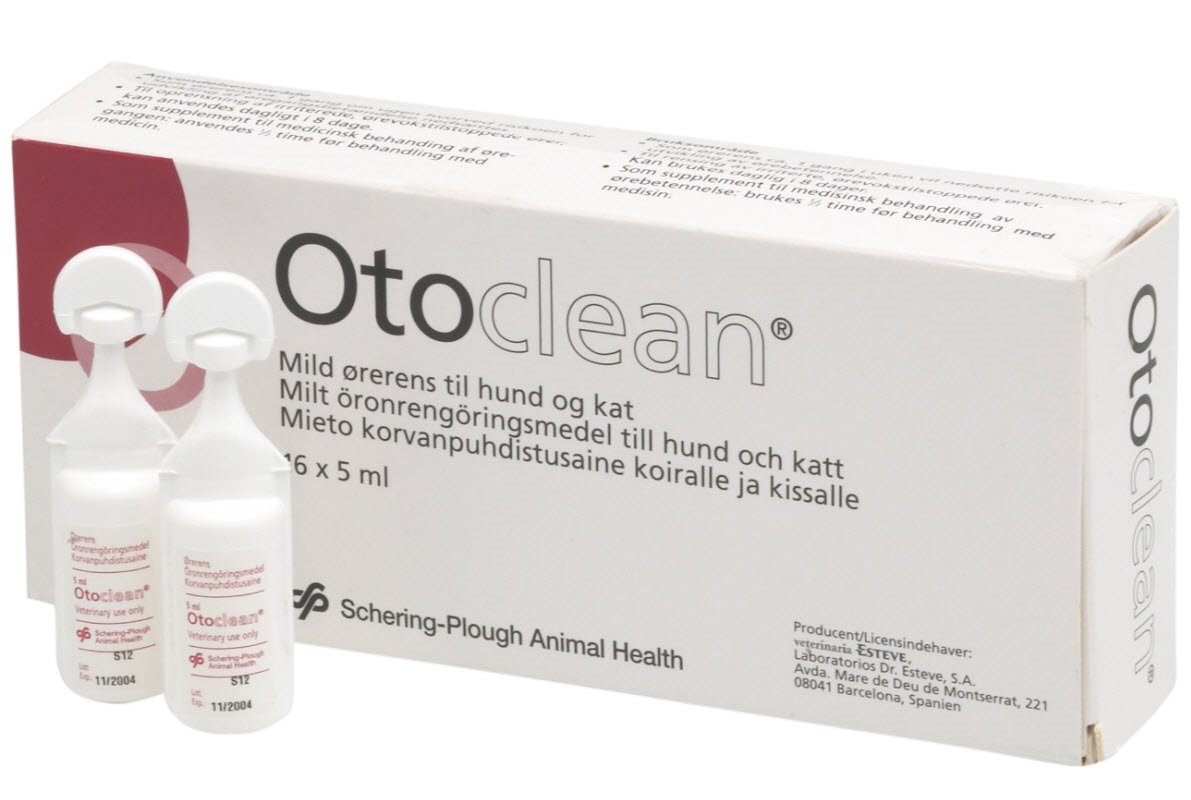 OtoClean Ørerensemiddel Med Mælkesyre Hund & Kat 18 stk