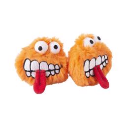 Rogz Plush Fluffy Grinz Orange Mini 2 Pack Til Katte