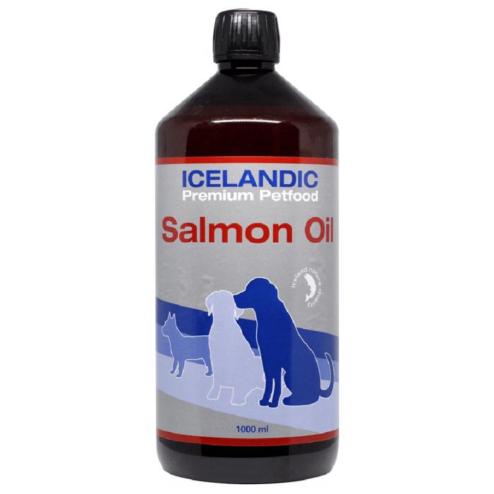 Icelandic Premium Salmon Oil Super Kvalitet Lakseolie Til Kæledyr