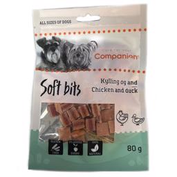 Companion Soft Bits KYLLING & AND 100% Natural Hunde Snack 80g