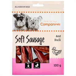 Companion Soft Sausage Lækre Pølser med And 100g