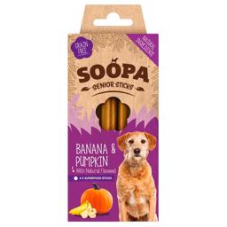 Soopa Vegansk Hunde Snack Banana & Pumpkin Senior Dental Sticks