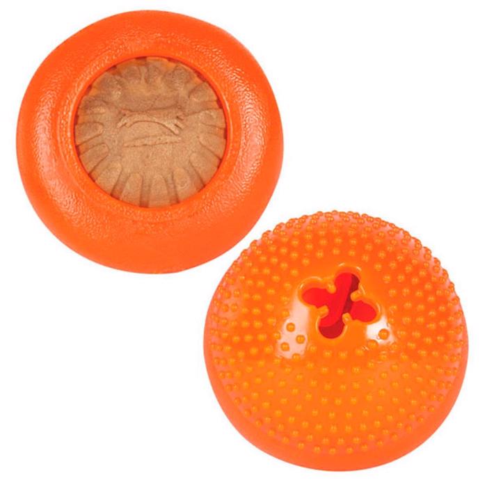 Starmark Bentoball Orange Aktivitetsbold Til Hunden