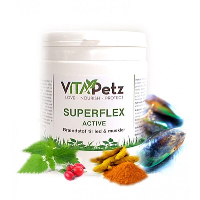 VitaPetz Superflex Active Bidrager til Normal Led- og Muskelfunktion