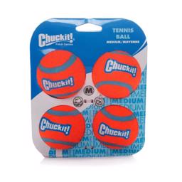 Chuckit Tennis Bolde Uden Glasfiber 4 Pack Medium