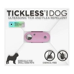 Tickless Pet Mini UltraSonic Kryb Skræmmer Genopladelig PINK