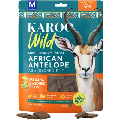 KAROO Wild Super Premium Trail Bites Frisk Antilope Kød & Oregano 227g