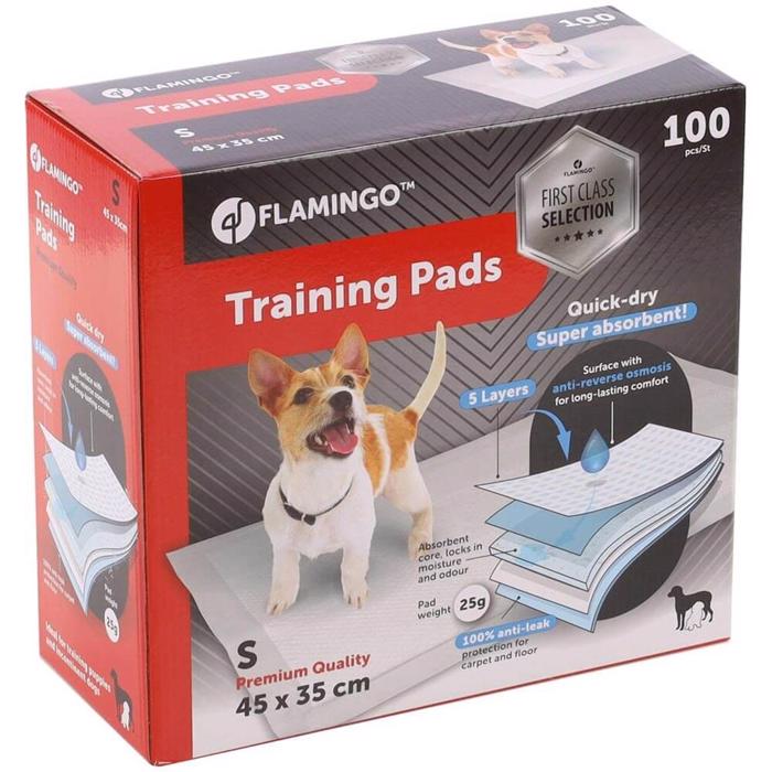 Flamingo Training Pads Premium Zindi Tisseunderlag 100stk S45x35cm