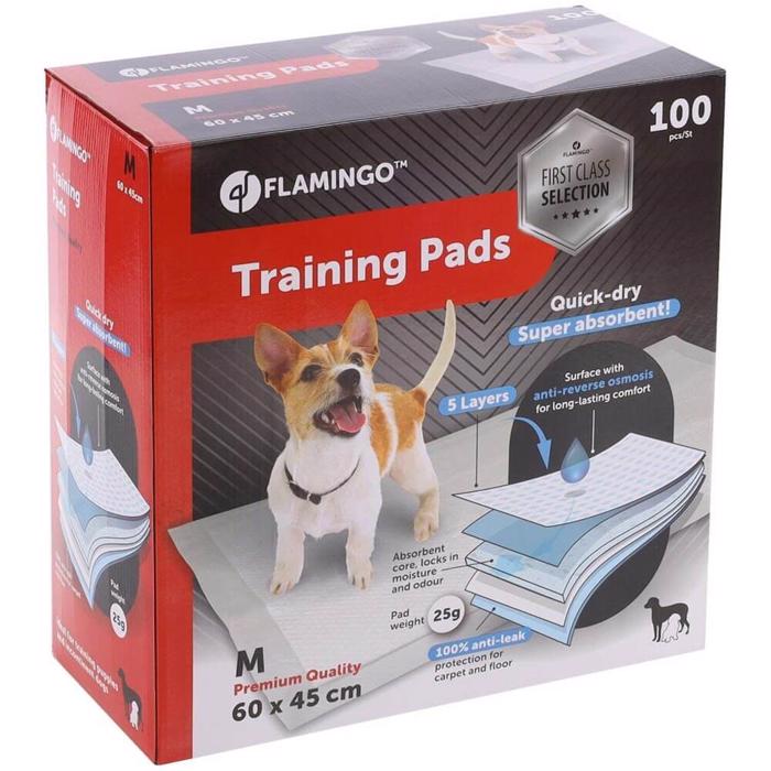 Flamingo Training Pads Premium Zindi Tisseunderlag 100stk M60x45cm