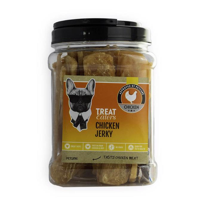 TreatEaters Chicken Jerky Kylling filet Af Høj Kvalitet 400g