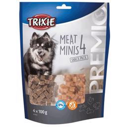Trixie Premio 4 Meat Minis Hunde Guffer 4 x 100 gram Multipack - DATOVARER