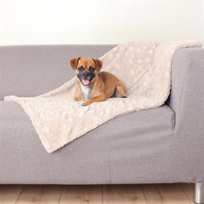 Hunde Fleece Tæppe Model COSY Beige