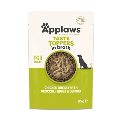 Applaws Taste Toppers Broth Kyllingebryst Broccoli, æble & Quinoa 85g