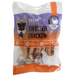 TreatEaters Twisted Chicken Tyggestænger af Oksehud Med Kyllingefilet 200g