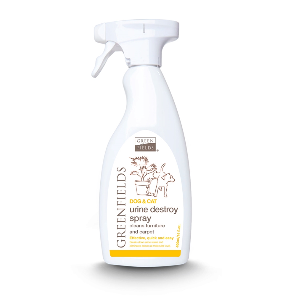 blur holdall chikane Greenfields Urine Destroy Spray Fjerner Urinlugt & Pletter 400ml