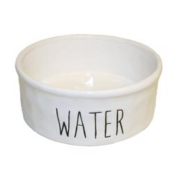 Vandskål Til Hund og Kat i Hvid Keramik Design Water