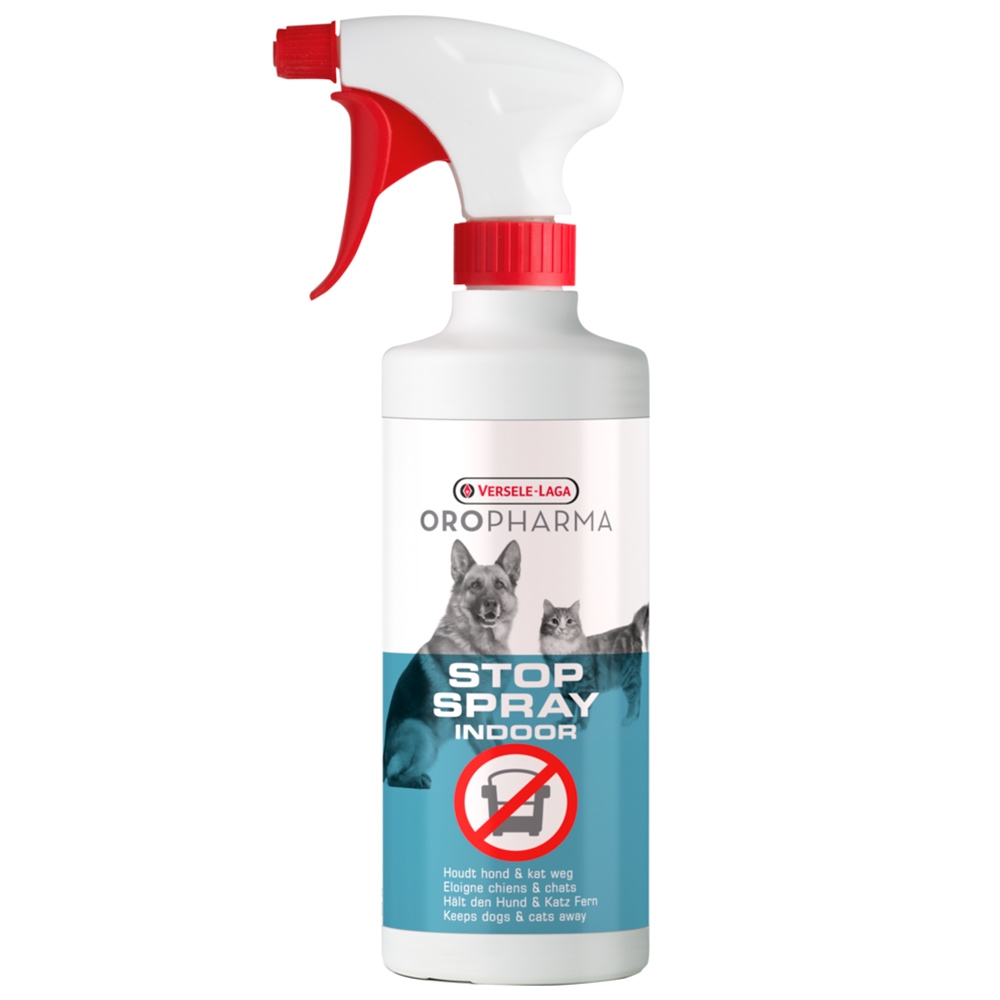 Allergi kamera Monetære Oropharma Stop Spray Indoor Hold Hunden og Katten Væk 500ml