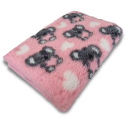 Vet Bed Extra Soft Design Koala Pink Baby Non Slip 75 x 100