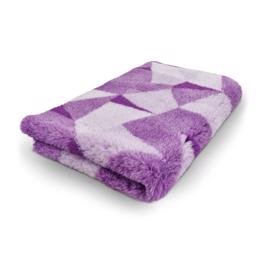Vet Bed Extra Soft Design Mosaic Purple 75 x 100 cm